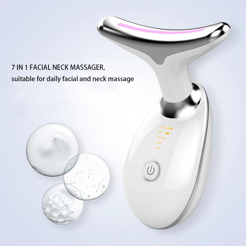 Luxioc 7-in-1 Face & Neck Sculpting Wand – Microcurrent Firming Device