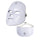 A rechargeable photon beauty mask designed for brightening and skin rejuvenation in a family setting.