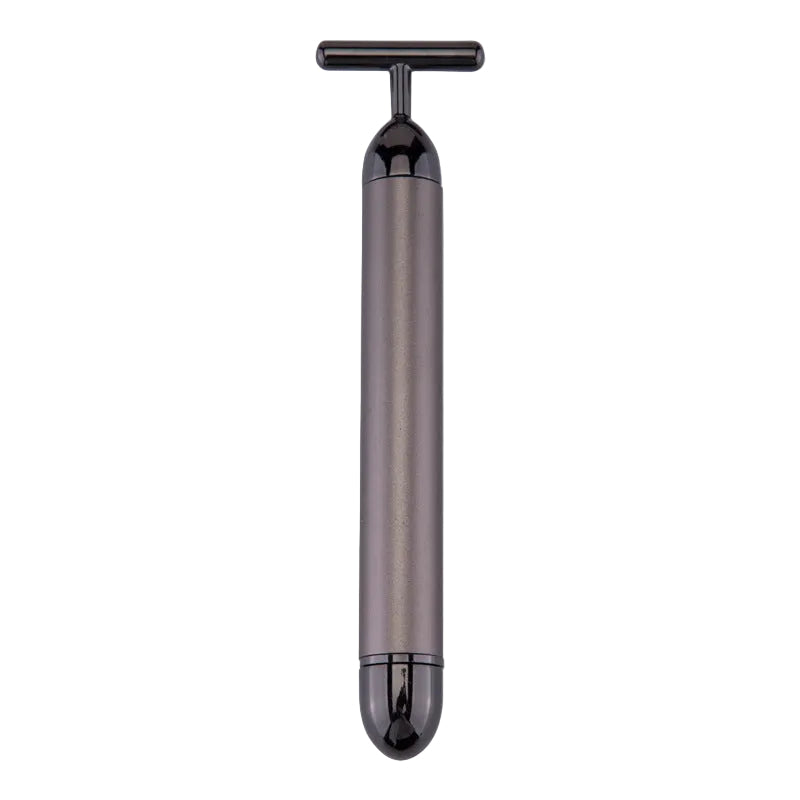 Metallic pump on a white background