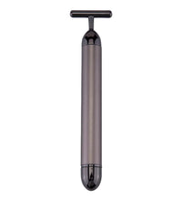 Metallic pump on a white background