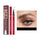 Qibest liquid eyebrow pencil with packaging and an application example on a white background