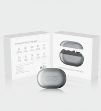 Multi-functional electric nail clipper packaging with clear lid showing product design.