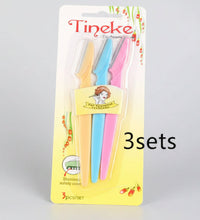 Packaged toothbrushes with colorful handles and 'Tineke' branding on a light blue background.