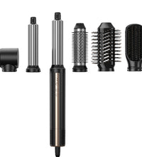 Luxioc 6-in-1 professional air styler base with all styling attachments.
