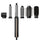Luxioc 6-in-1 professional air styler base with all styling attachments.