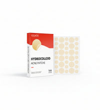 Measurement chart of hydrocolloid acne patches with packaging