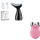 Sleek white LED microcurrent beauty device for face and neck sculpting with a contoured bionic design.