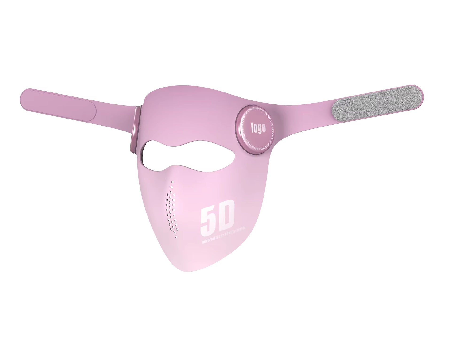 Front view of the advanced red LED light therapy face mask
