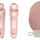 The ergonomic electric razor handle showing the digital LCD battery percentage display.