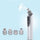 Professional white electric blackhead remover vacuum with a digital LCD display.