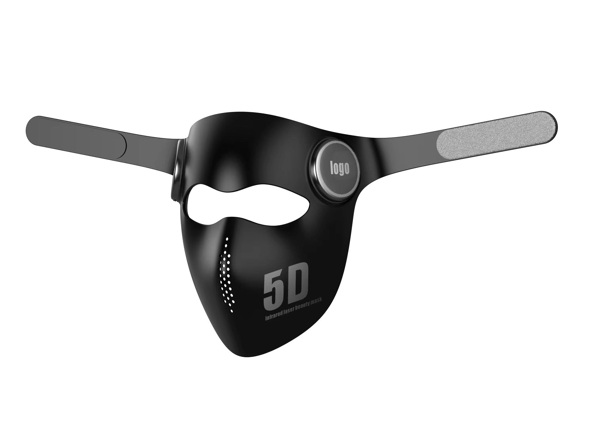 Side profile showing the comfortable fit of the LED light therapy mask