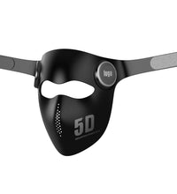 Side profile showing the comfortable fit of the LED light therapy mask