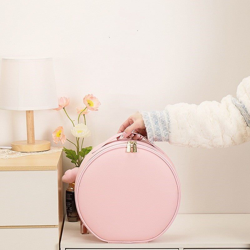 Woman’s hand touching the smart sensor to adjust the LED mirror brightness