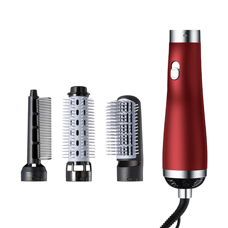 Vented smoothing brush head attachment for fast drying and frizz-free hair styling.