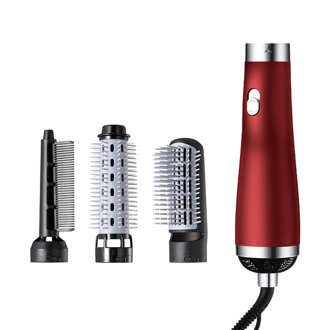 Vented smoothing brush head attachment for fast drying and frizz-free hair styling.